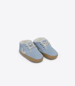 Kinder VEJA BABY FURED SUEDE STEEL PIERRE
