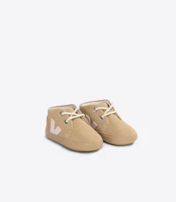 Kinder VEJA BABY SUEDE DESERT PETALE