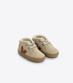 Kinder VEJA BABY SUEDE X BONPOINT ALMOND CANYON