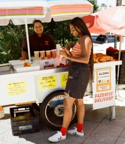 Damen VEJA CAMPO LEATHER WHITE MULBERRY