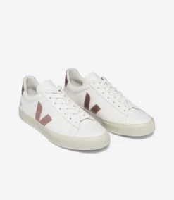 VEJA CAMPO LEATHER WHITE NACRE