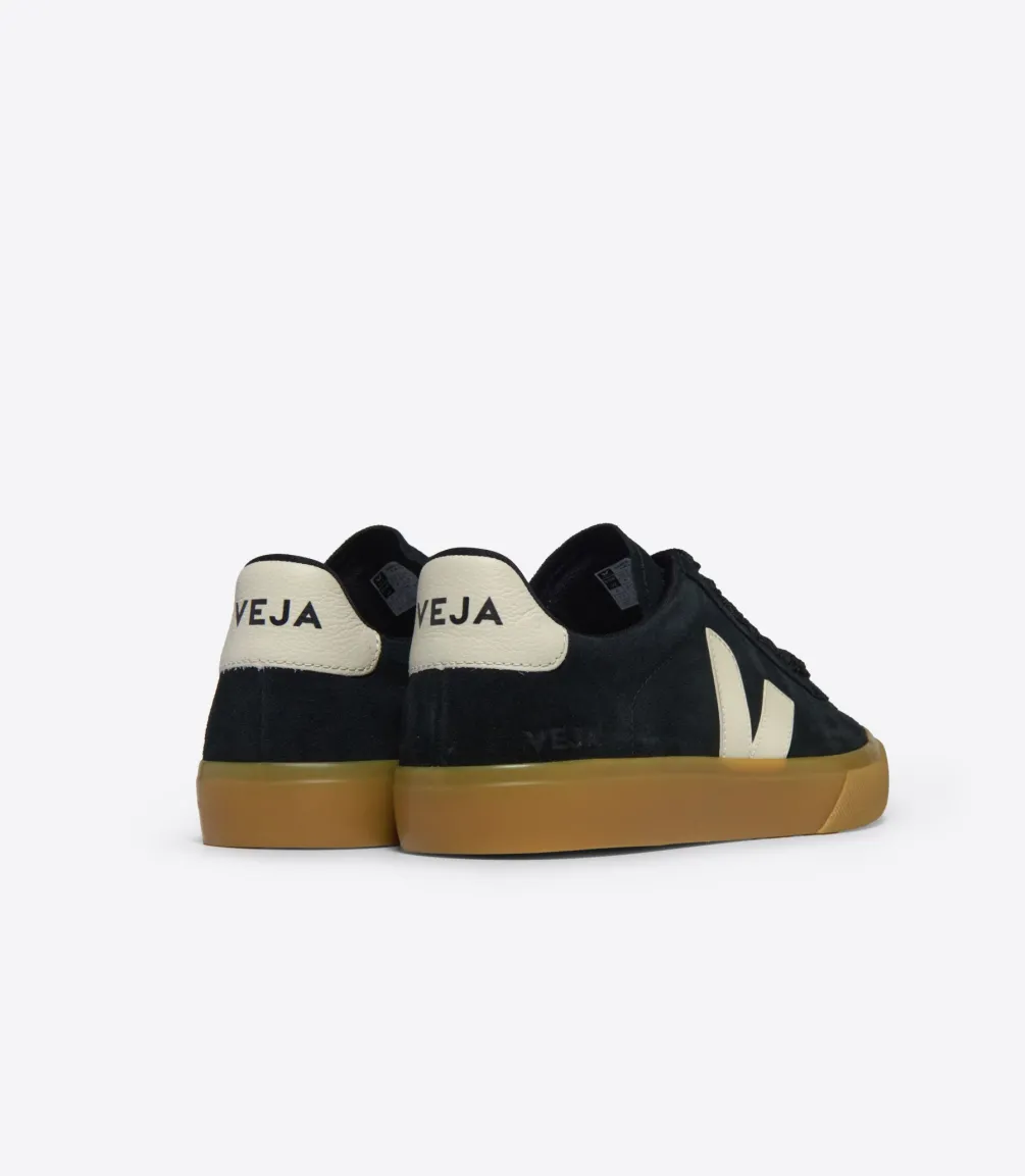 Damen VEJA CAMPO BOLD SUEDE BLACK PIERRE