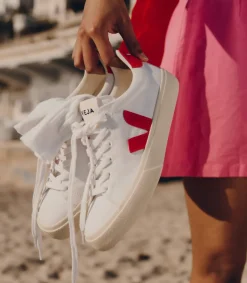 Damen VEJA CAMPO CANVAS WHITE PEKIN