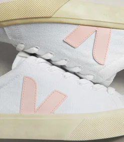 Damen VEJA CAMPO CANVAS WHITE PETALE SARI