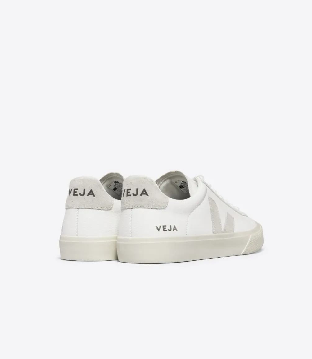 Damen VEJA CAMPO LEATHER WHITE NATURAL