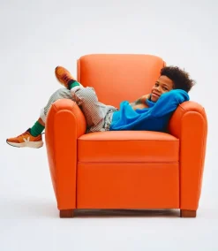 Kinder VEJA CANARY ALVEOMESH PUMPKIN WHITE