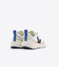 Kinder VEJA CANARY ELASTIC LACES ALVEOMESH WHITE NAUTICO