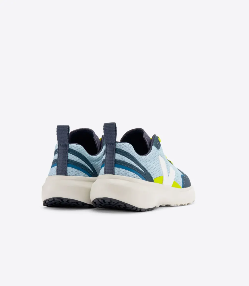 Kinder VEJA CANARY ELASTIC LACES ALVEOMESH STEEL WHITE