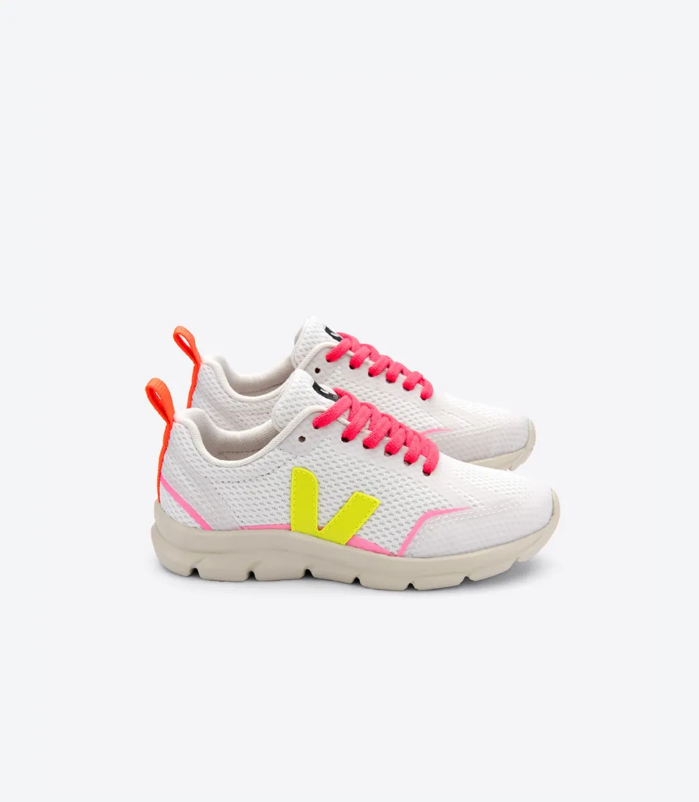 Kinder VEJA CANARY X BONTON WHITE JAUNE FLUO CANDY