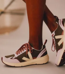 VEJA CONDOR 2 ALVEOMESH KAKI PIERRE PARME