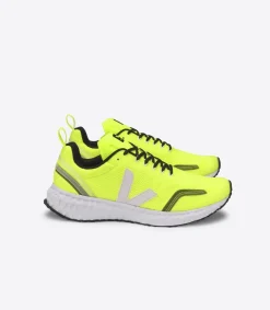 VEJA CONDOR MESH JAUNE FLUO WHITE