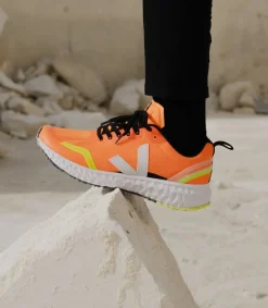 VEJA CONDOR MESH NEON ORANGE WHITE