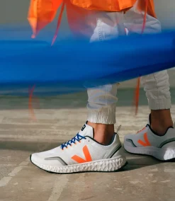 VEJA CONDOR MESH WHITE ORANGE FLUO