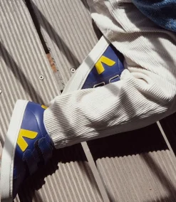 Kinder VEJA ESPLAR LEATHER COBALT TONIC