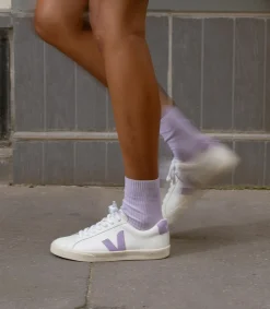 VEJA ESPLAR LEATHER WHITE LAVANDE