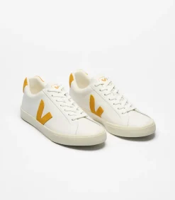 Damen VEJA ESPLAR LEATHER WHITE SAFRAN