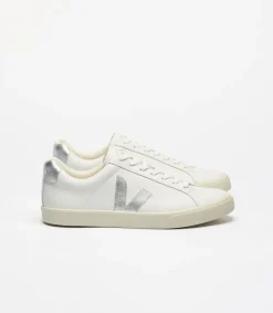 Damen VEJA ESPLAR LEATHER WHITE SILVER