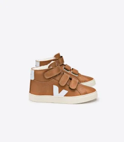 Kinder VEJA ESPLAR MID FURED LEATHER MAT TUILE