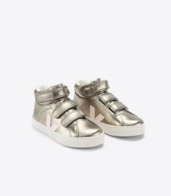 Kinder VEJA ESPLAR MID LEATHER BRONZE PETALE