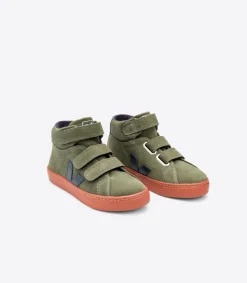Kinder VEJA ESPLAR MID SUEDE MUD NAUTICO RUST SOLE
