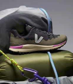 Damen VEJA FITZ ROY TREK-SHELL BLACK OXFORD GREY KAKI