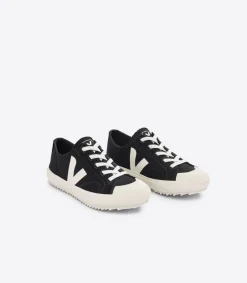 Kinder VEJA FLIP ELASTIC LACES CANVAS BLACK PIERRE