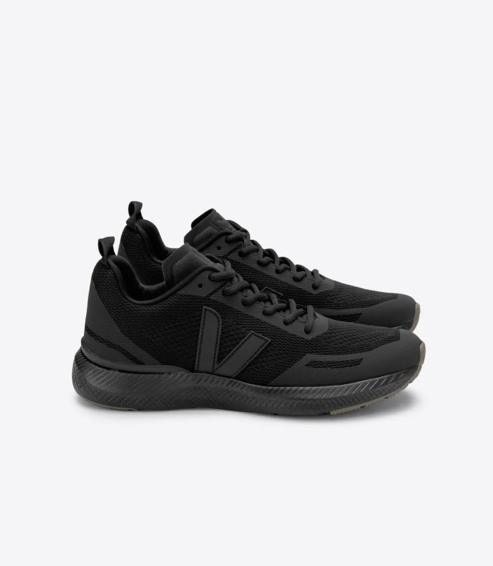 VEJA IMPALA ENGINEERED-MESH FULL BLACK KAKI