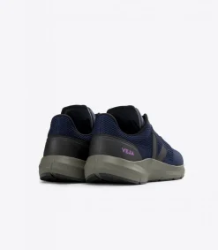 Damen VEJA MARLIN V-KNIT NIL BLACK KAKI SOLE