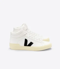 Damen VEJA MINOTAUR LEATHER WHITE BLACK BUTTER
