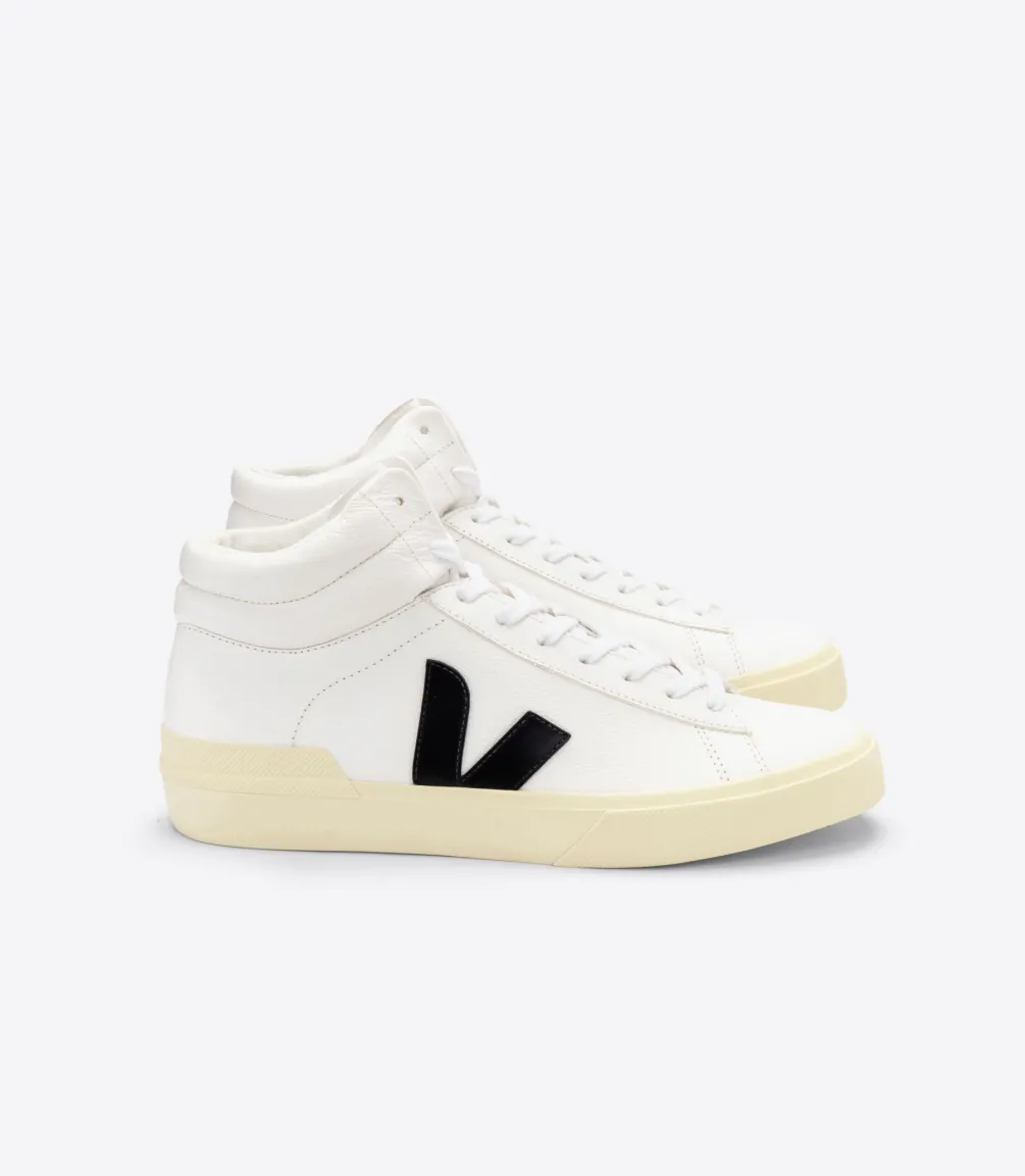 Damen VEJA MINOTAUR LEATHER WHITE BLACK BUTTER