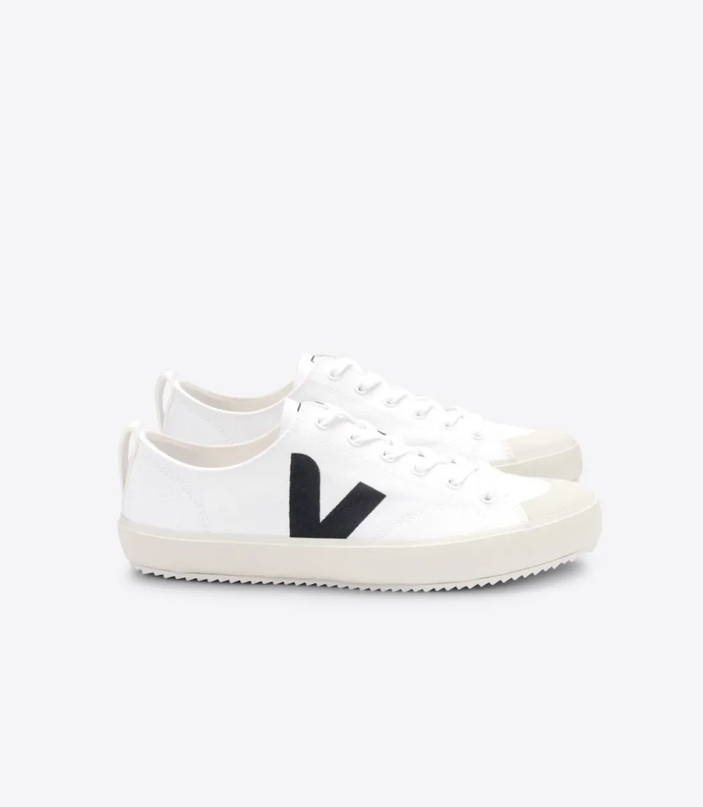 VEJA NOVA CANVAS WHITE BLACK