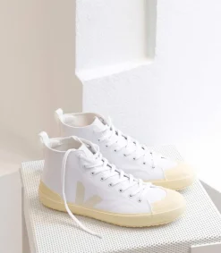 VEJA NOVA HT CANVAS WHITE BUTTER SOLE