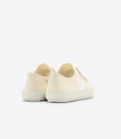 Kinder VEJA OLLIE CANVAS BUTTER WHITE