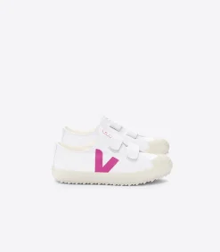 Kinder VEJA OLLIE CANVAS WHITE LOTUS