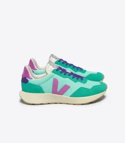 Damen VEJA PAULISTANA ALVEOMESH TURQUOISE MULBERRY