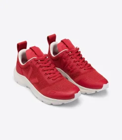 VEJA PERFORMANCE RUNNER V-KNIT X RICK OWENS CARNELIAN