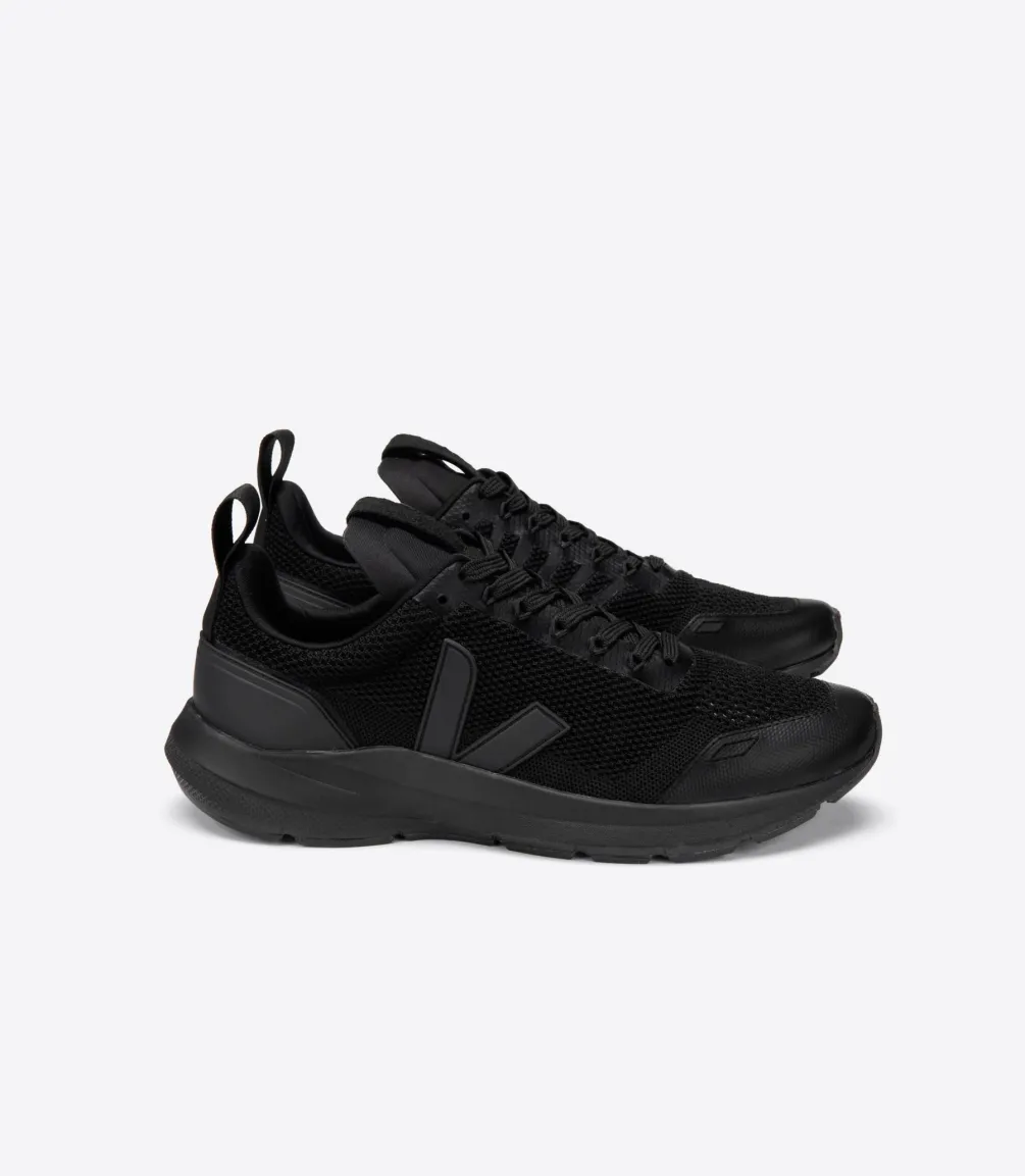 VEJA PERFORMANCE RUNNER V-KNIT X RICK OWENS BLACK