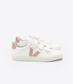 VEJA RECIFE LEATHER WHITE BABE