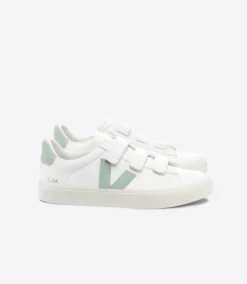 Damen VEJA RECIFE LEATHER WHITE MATCHA