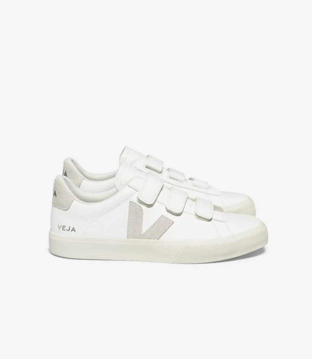 Damen VEJA RECIFE LEATHER WHITE NATURAL
