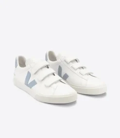 Damen VEJA RECIFE LEATHER WHITE STEEL