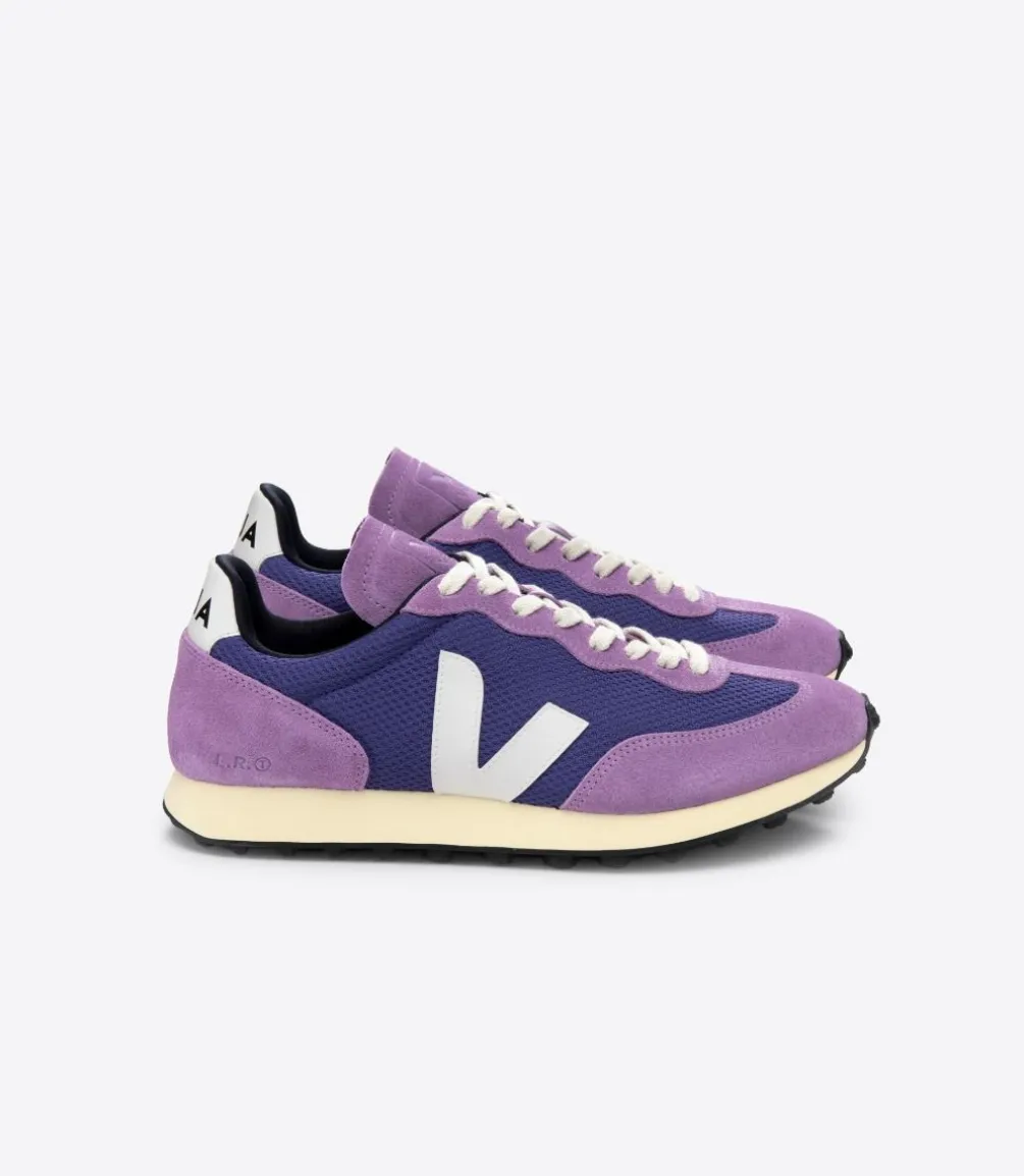 Damen VEJA RIO BRANCO ALVEOMESH PURPLE WHITE