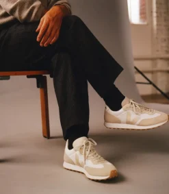 Damen VEJA RIO BRANCO ALVEOMESH WHITE PIERRE NATURAL