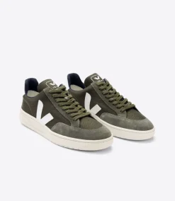 VEJA V-12 B-MESH OLIVE WHITE