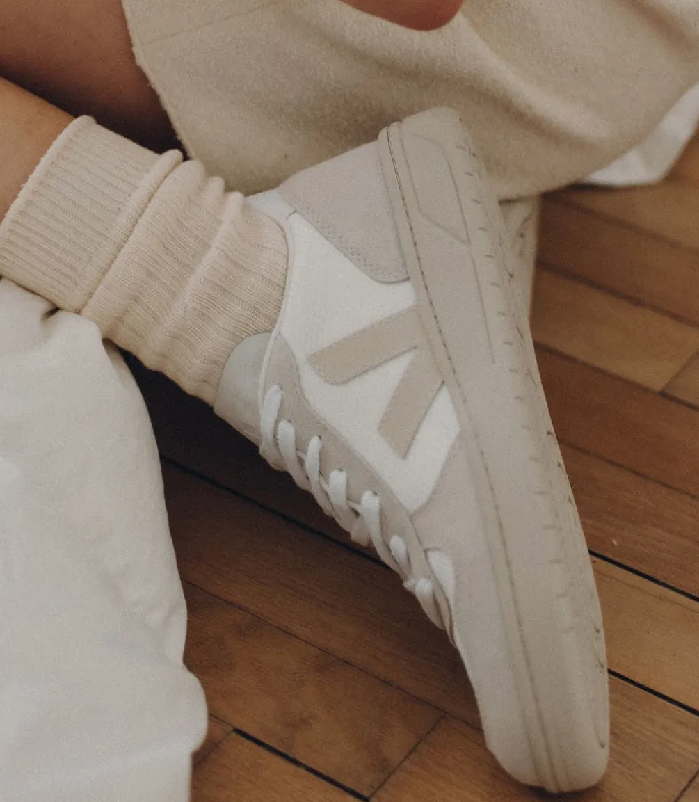 Damen VEJA V-10 B-MESH WHITE NATURAL PIERRE