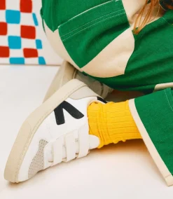 Kinder VEJA V-10 CWL WHITE BLACK