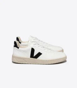 VEJA V-10 CWL WHITE BLACK
