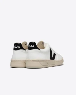 VEJA V-10 CWL WHITE BLACK