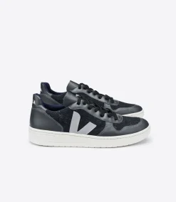 VEJA V-10 FLANNEL DARK OXFORD GREY