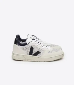 Damen VEJA V-10 FLANNEL SNOW BLACK